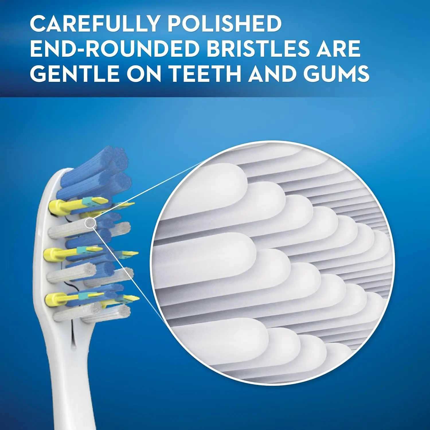 Oral-B Pro-Expert Pulsar toothbrush sweeps away plaque and food, penetrates deep between teeth, and adjusts to the contours of your teeth and gums.