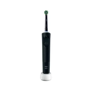 The Oral-B Vitality Pro electric toothbrush provides a thorough and gentle clean with oscillating and rotating 2D technology, offering daily cleaning and sensitive modes for a dentist-recommended clean.