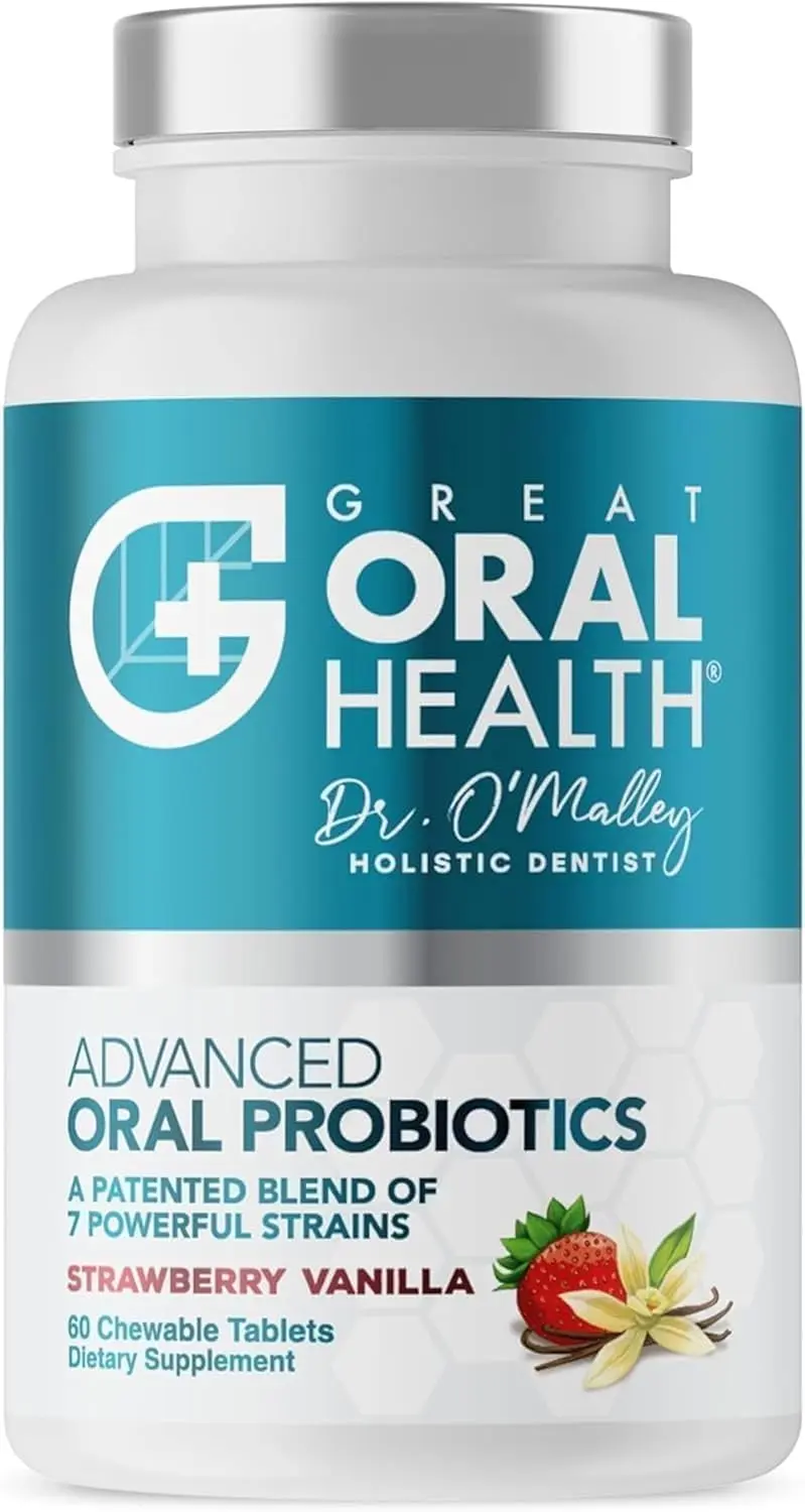 Chewable oral probiotics with BLIS K12 and M18 help fight bad breath, support healthy gums, and promote overall oral health.