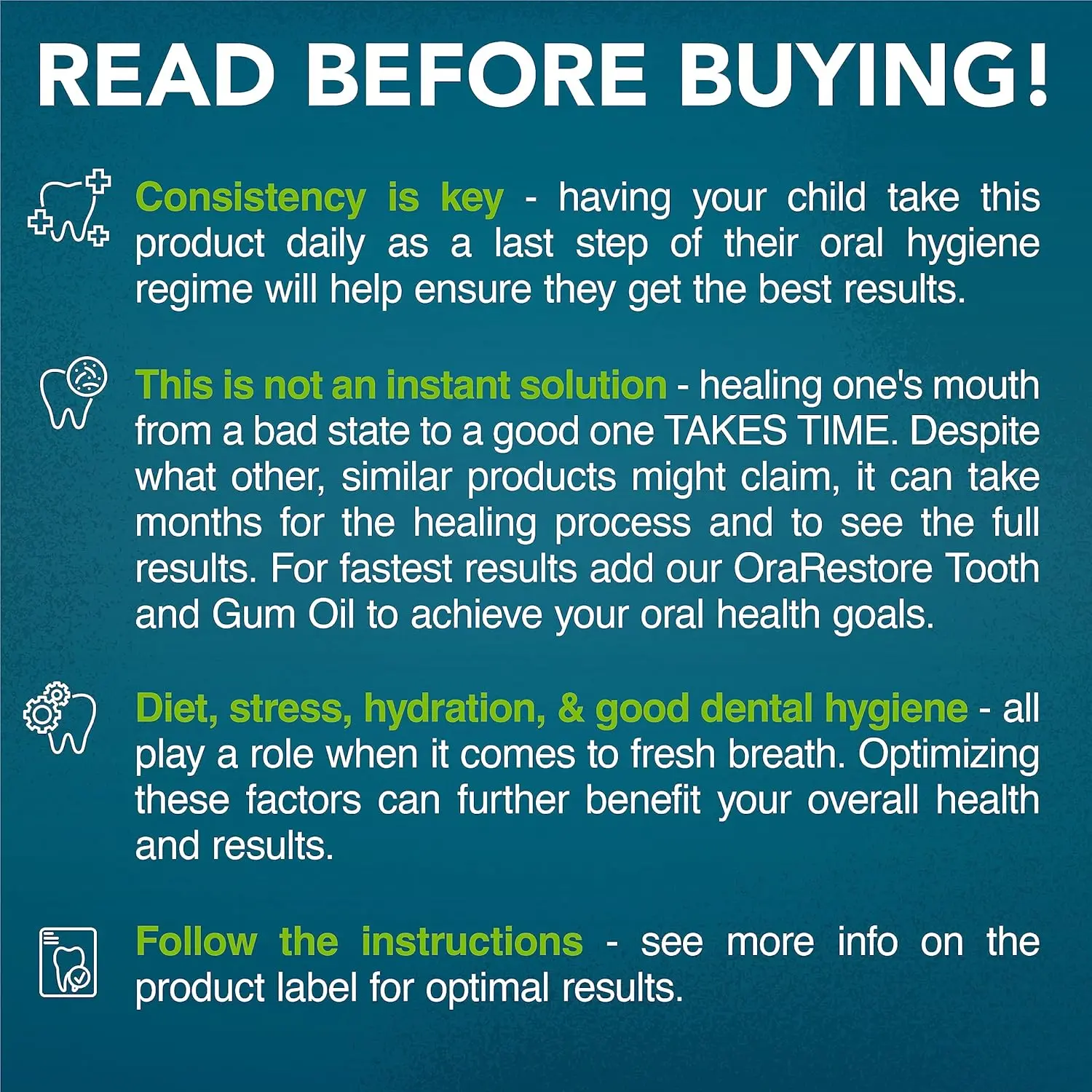 Great Oral Health probiotics with BLIS K12 and M18 are dentist-formulated to help fight bad breath and support healthy teeth and gums, now dairy-free and vegan friendly.