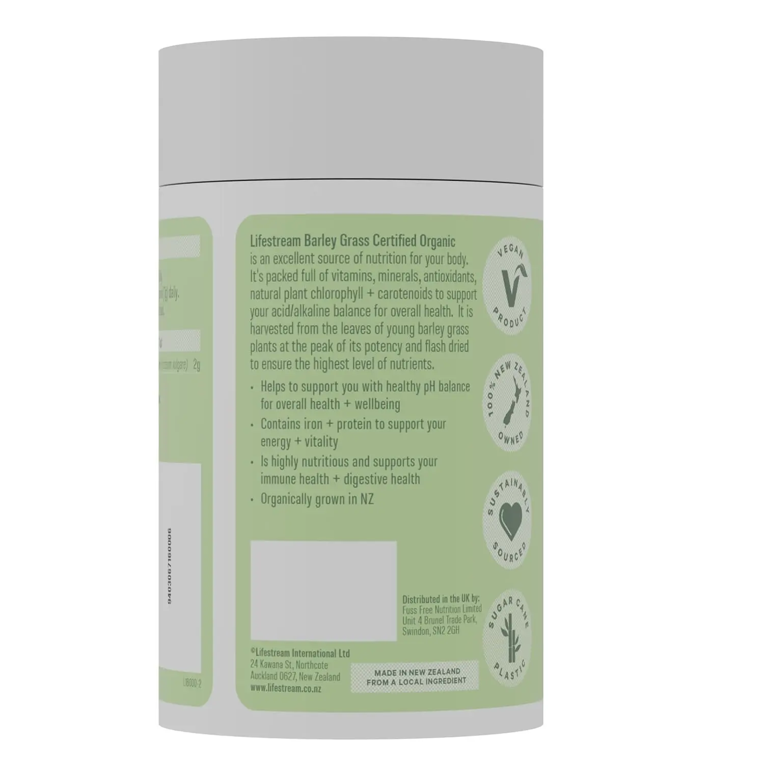 Lifestream organic barley grass powder provides natural energy, supports a healthy immune system and helps maintain overall wellbeing.
