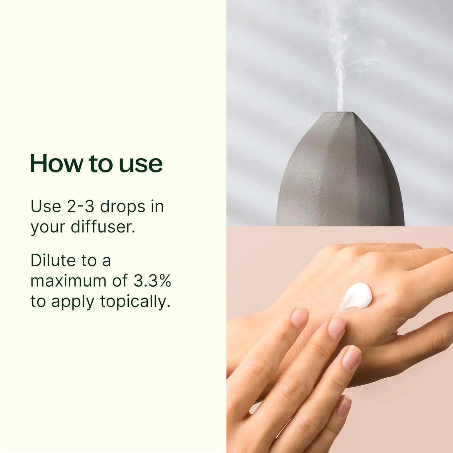 Plant Therapy organic basil linalool essential oil in a small amber bottle, steam distilled from basil leaves for a sweet, herbaceous, and uplifting aroma.