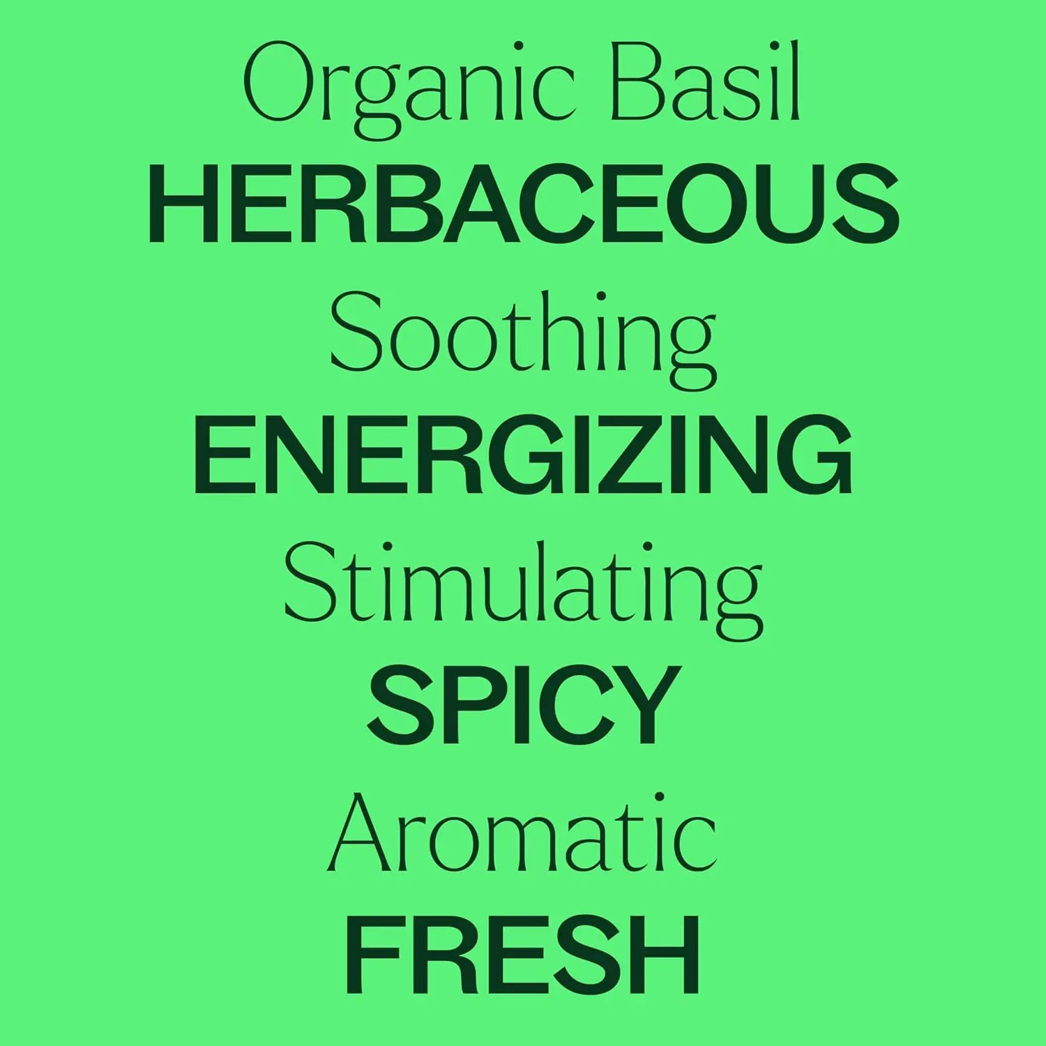 Plant Therapy organic basil linalool essential oil in a small amber bottle, steam distilled from basil leaves for a sweet, herbaceous, and uplifting aroma.