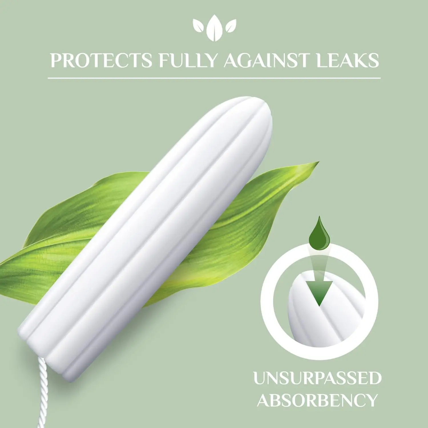Organ(y)c super tampons made of 100% organic cotton, vegan ok certified, biodegradable and compostable.