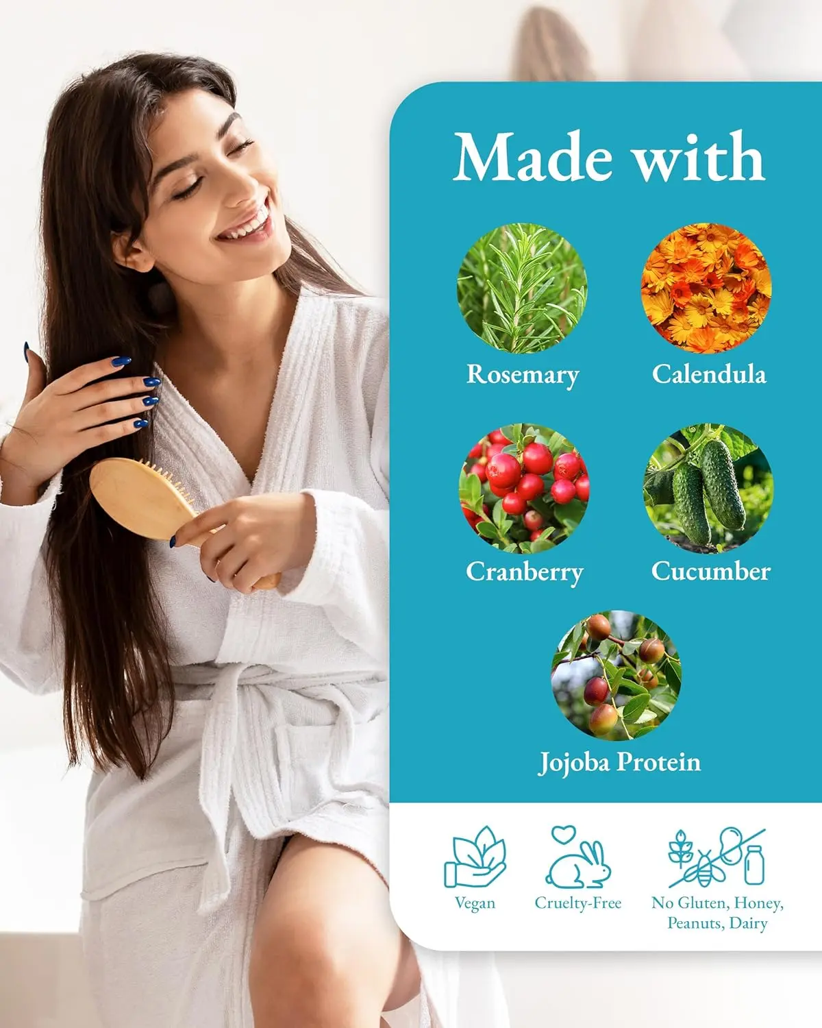 Original Sprout Miracle Detangler spray smooths and untangles hair, leaving it soft and revitalized with moisturizing botanicals like calendula and rosemary.