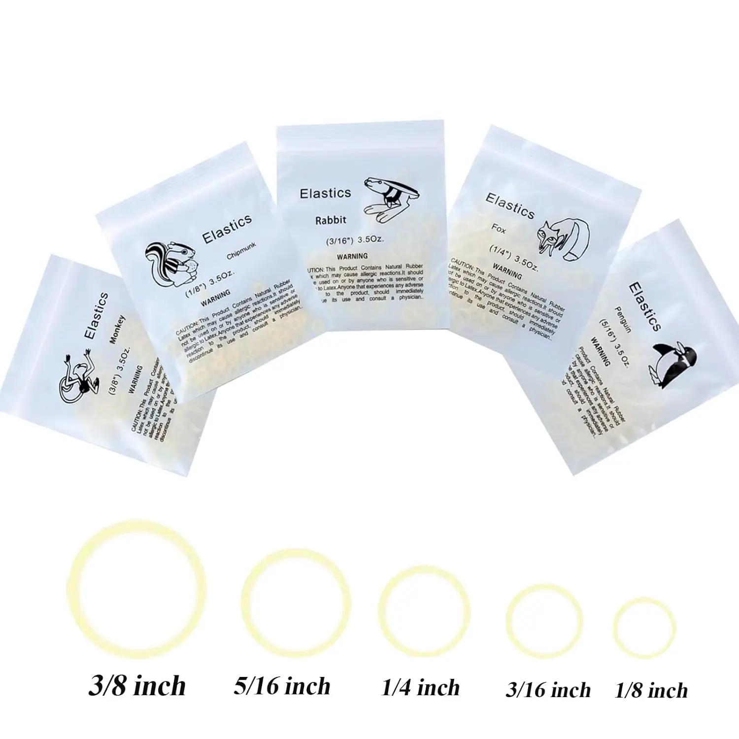 This 500 pack of orthodontic rubber bands is perfect for braces, hair braids, dreadlocks, and fixing tooth gaps, and includes elastic placers for easy use.