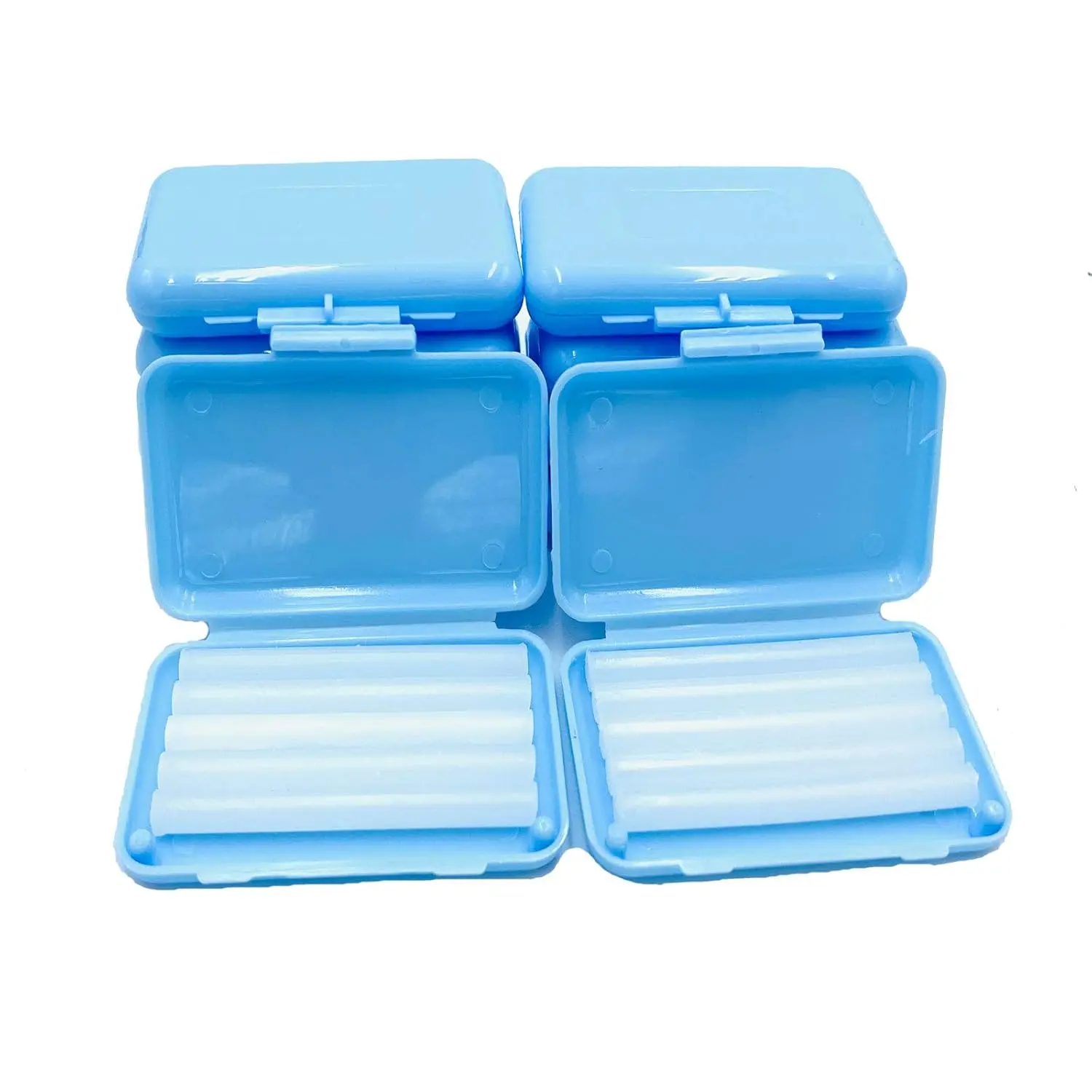 Ten boxes of clear orthodontic wax with mint scent offer temporary relief from braces irritation and gum protection.