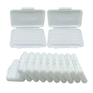 Ten boxes of flavorless orthodontic wax for braces provide pain relief from irritation caused by wires, springs, and brackets.