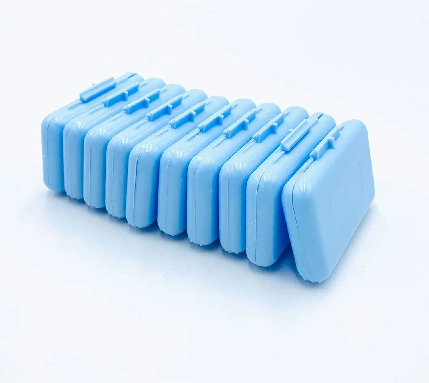 Ten boxes of Gewene dental orthodontic wax in mint flavor for braces wearers to protect gums from irritation.