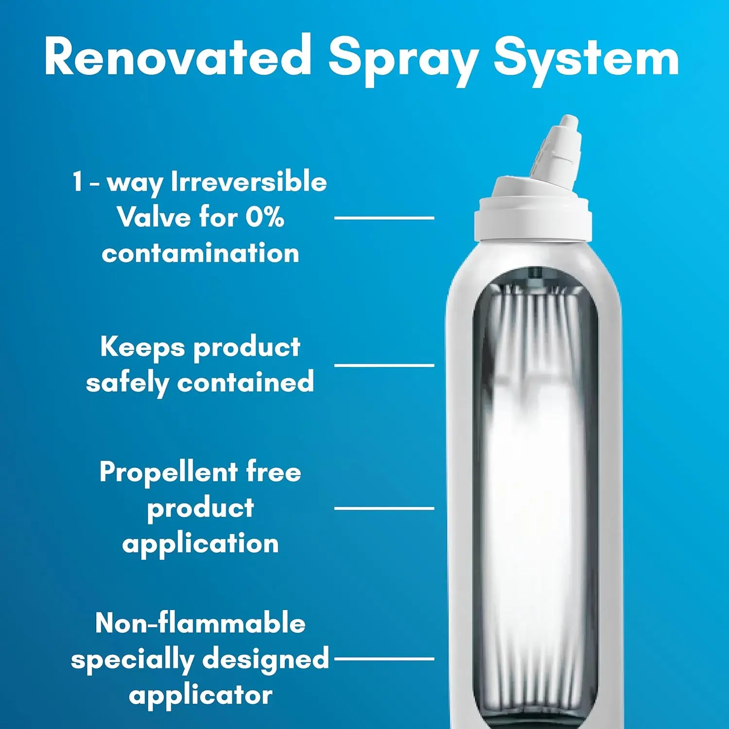 This two-pack of Otomar saline nasal spray provides natural allergy and sinus symptom relief by washing away impurities and moisturizing nasal passages for adults.