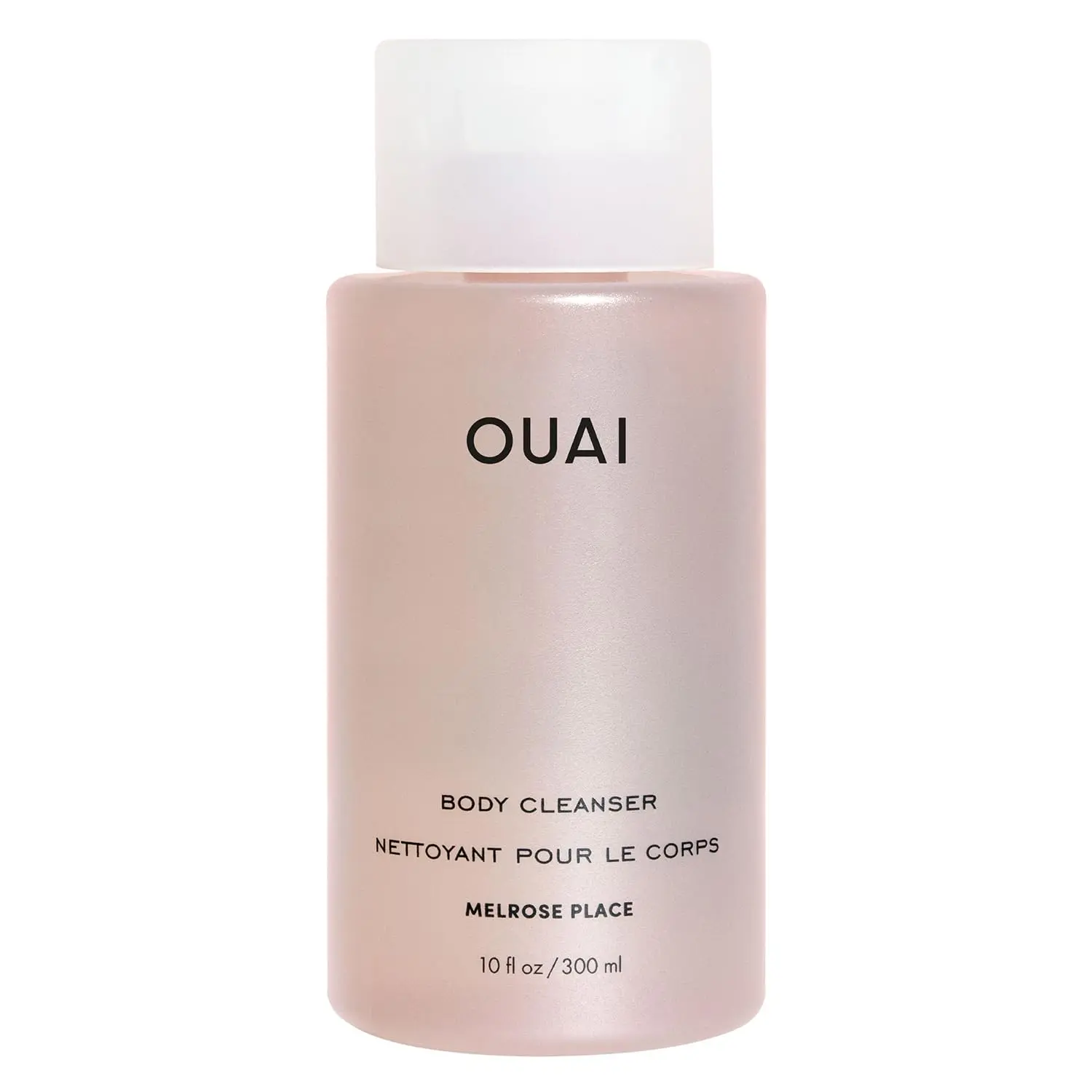 OUAI Melrose Place body wash is a foaming cleanser with rosehip and jojoba oil to hydrate, nurture, balance, and soften skin, leaving you with a luxurious at-home spa experience.