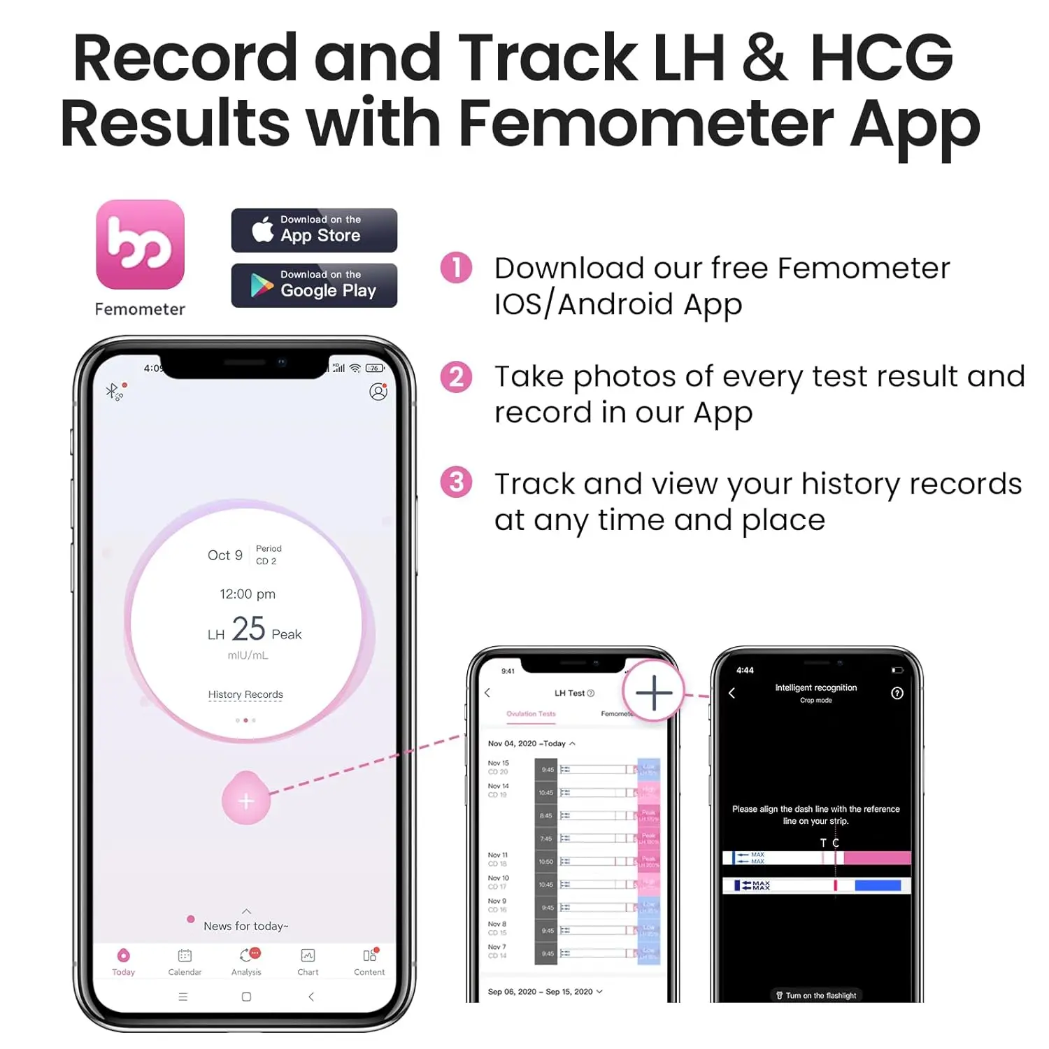 This kit includes 50 ovulation test strips and 20 pregnancy test strips for easy and accurate family planning at home.