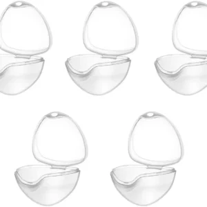 This transparent 5 pack of ELECDON pacifier cases keeps your baby's dummies clean and protected from dirt and bacteria while on the go.
