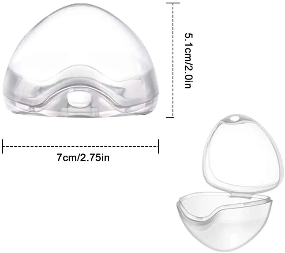 This transparent 5 pack of ELECDON pacifier cases keeps your baby's dummies clean and protected from dirt and bacteria while on the go.