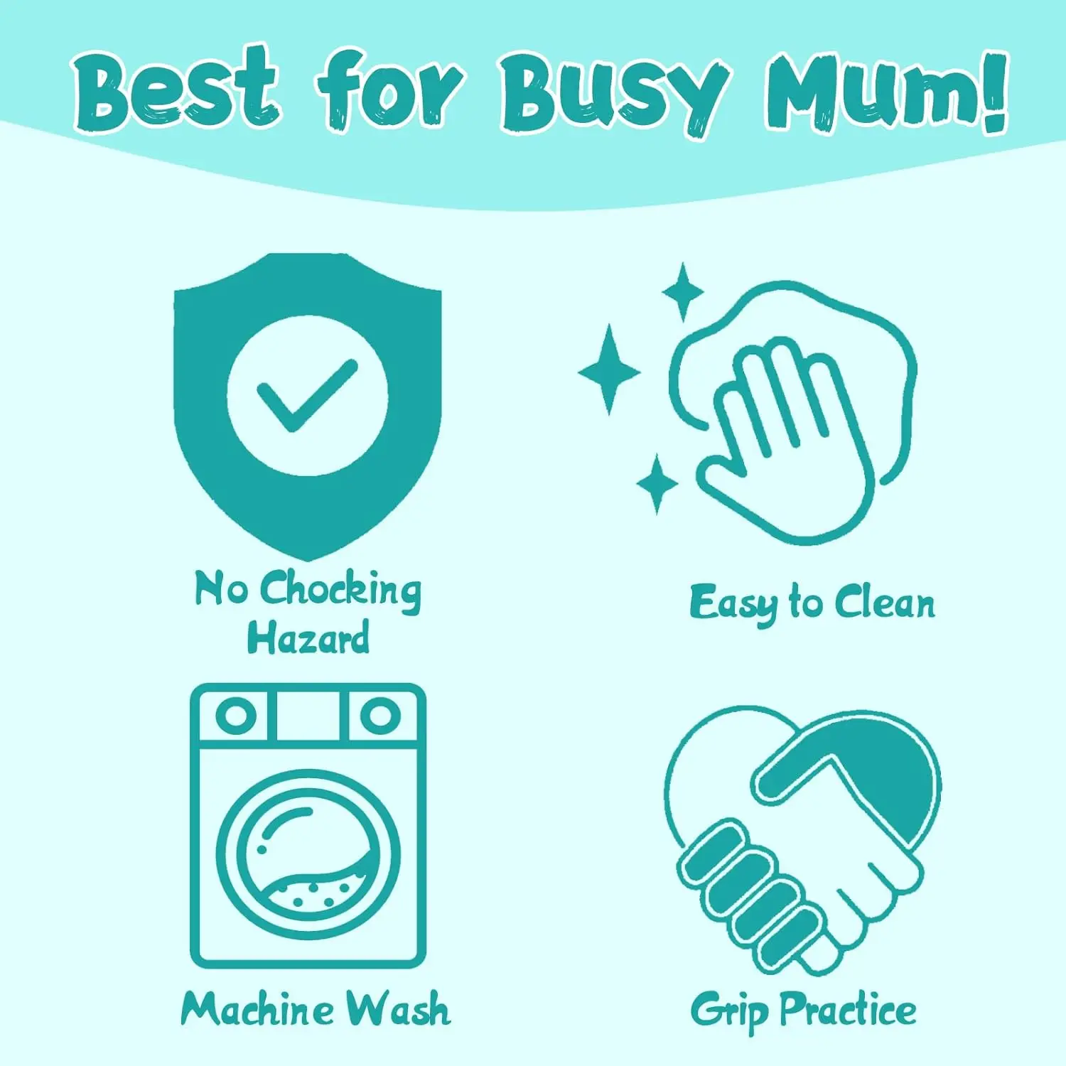 This set of three stylish and safe Babygoal pacifier clips for boys, featuring durable polyester fabric, plastic teeth, and a universal design, can be used for pacifiers, teething toys, bibs, and blankets.