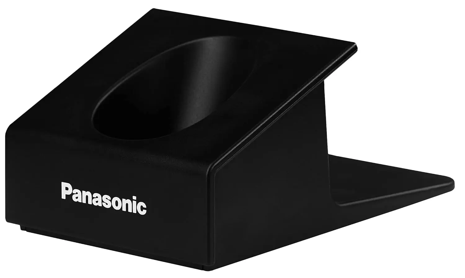 This is a genuine Panasonic charging stand for the ER-GP80 trimmer, featuring three storage ports for comb attachments, offering better organization.