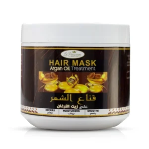 La Parisienne hair mask in a 500-gram tub, a deep conditioning and moisturizing treatment that repairs damaged, dry, and brittle hair, leaving it soft, smooth, and frizz-free.