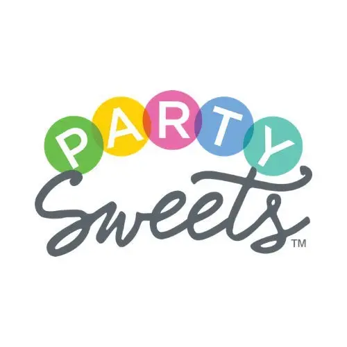 Six bags of Party Sweets white buttermints, individually wrapped, perfect as wedding favors or party decorations.