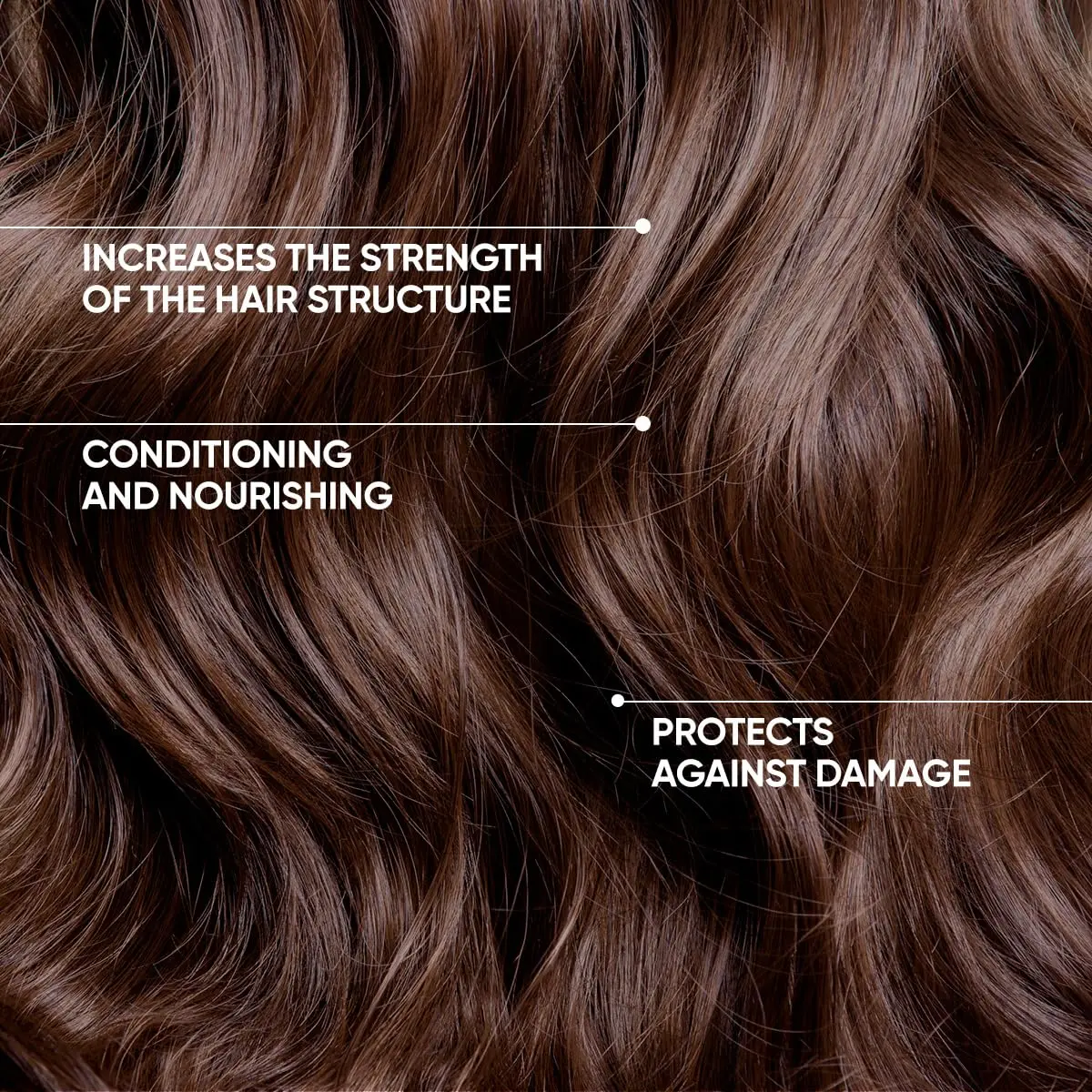 This peptide bond repair hair mask restores damaged hair, leaving it stronger, shinier, and healthier with a quick, leave-in treatment.