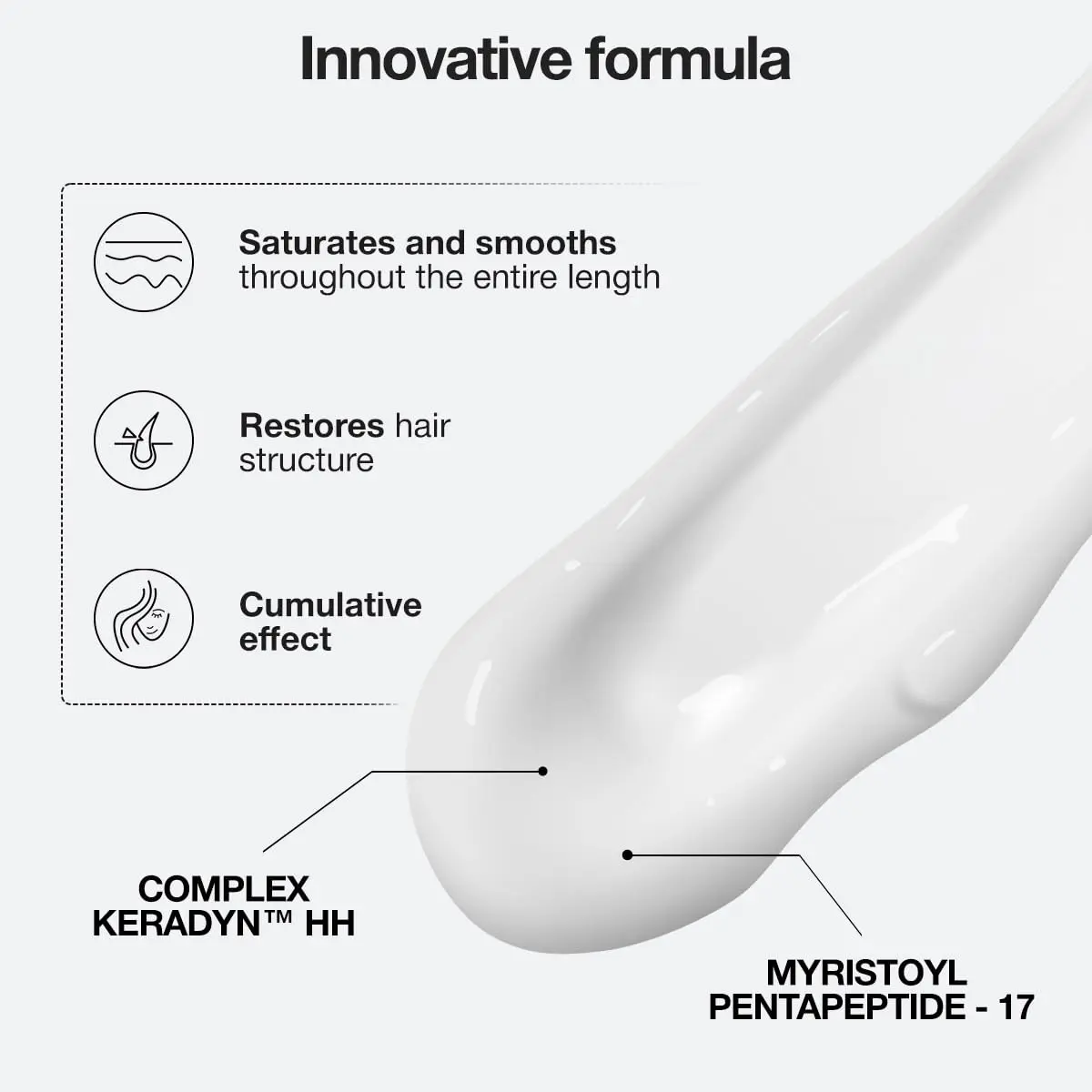 This peptide bond repair hair mask restores damaged hair, leaving it stronger, shinier, and healthier with a quick, leave-in treatment.