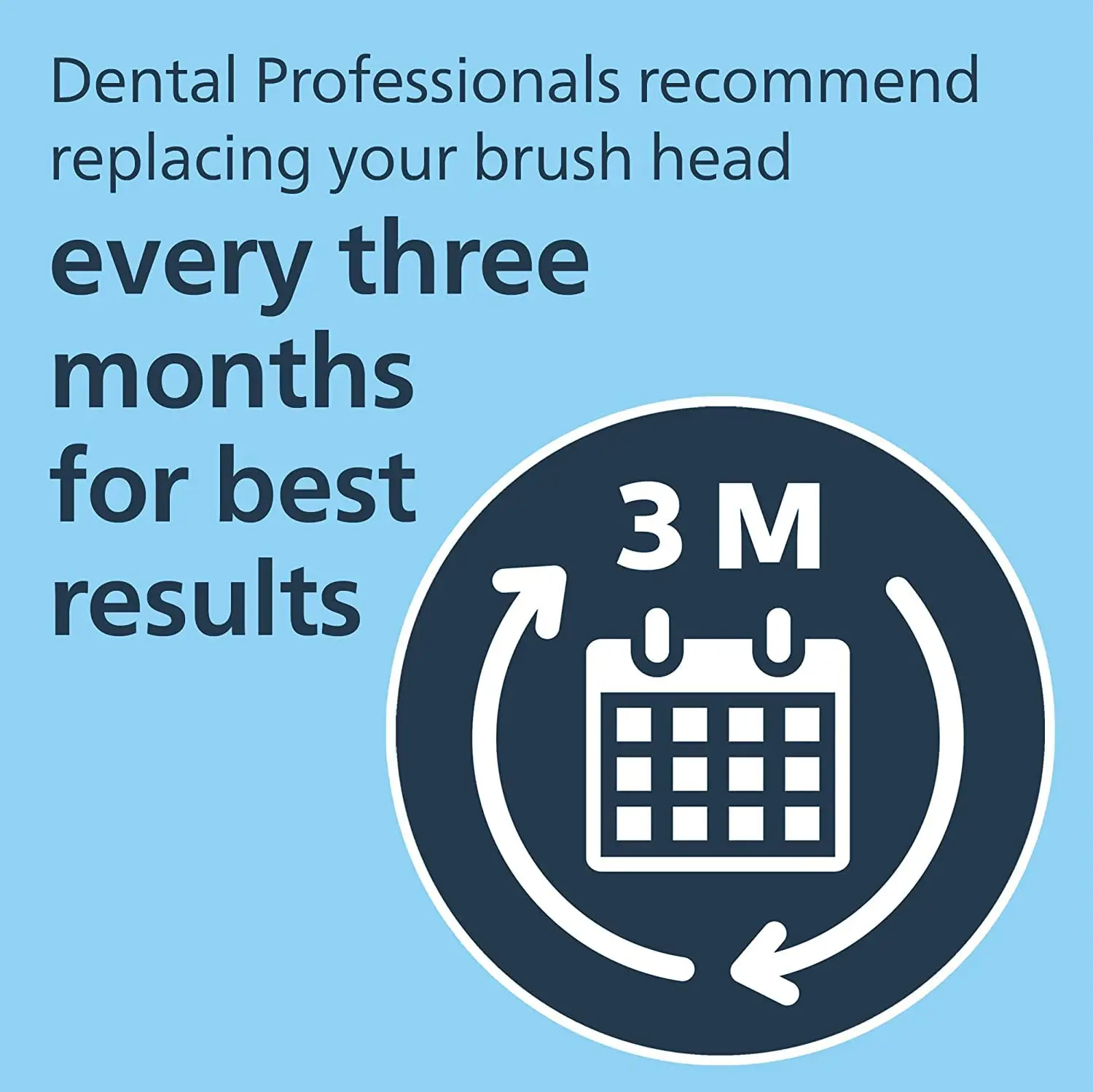 Two shadow black Philips One by Sonicare replacement brush heads with soft, tapered nylon bristles for gentle polishing and a brighter smile.