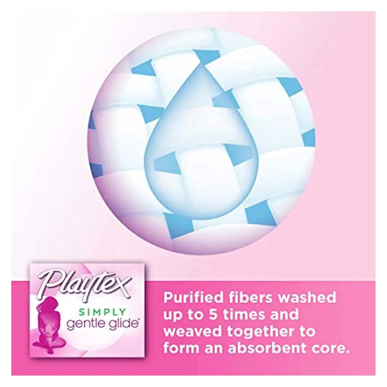 Playtex Simply Gentle Glide super plus absorbency tampons offer simple, gentle, and reliable protection with a comfort shape applicator free from colors, dyes and BPA.