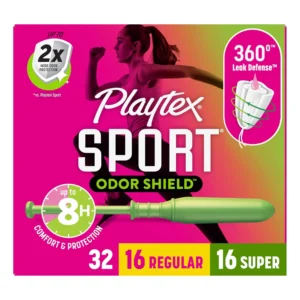Playtex Sport Fresh Balance tampons provide 360 degree protection with Flexfit fibers, neutralizing odors while keeping you comfortable and protected during sports.