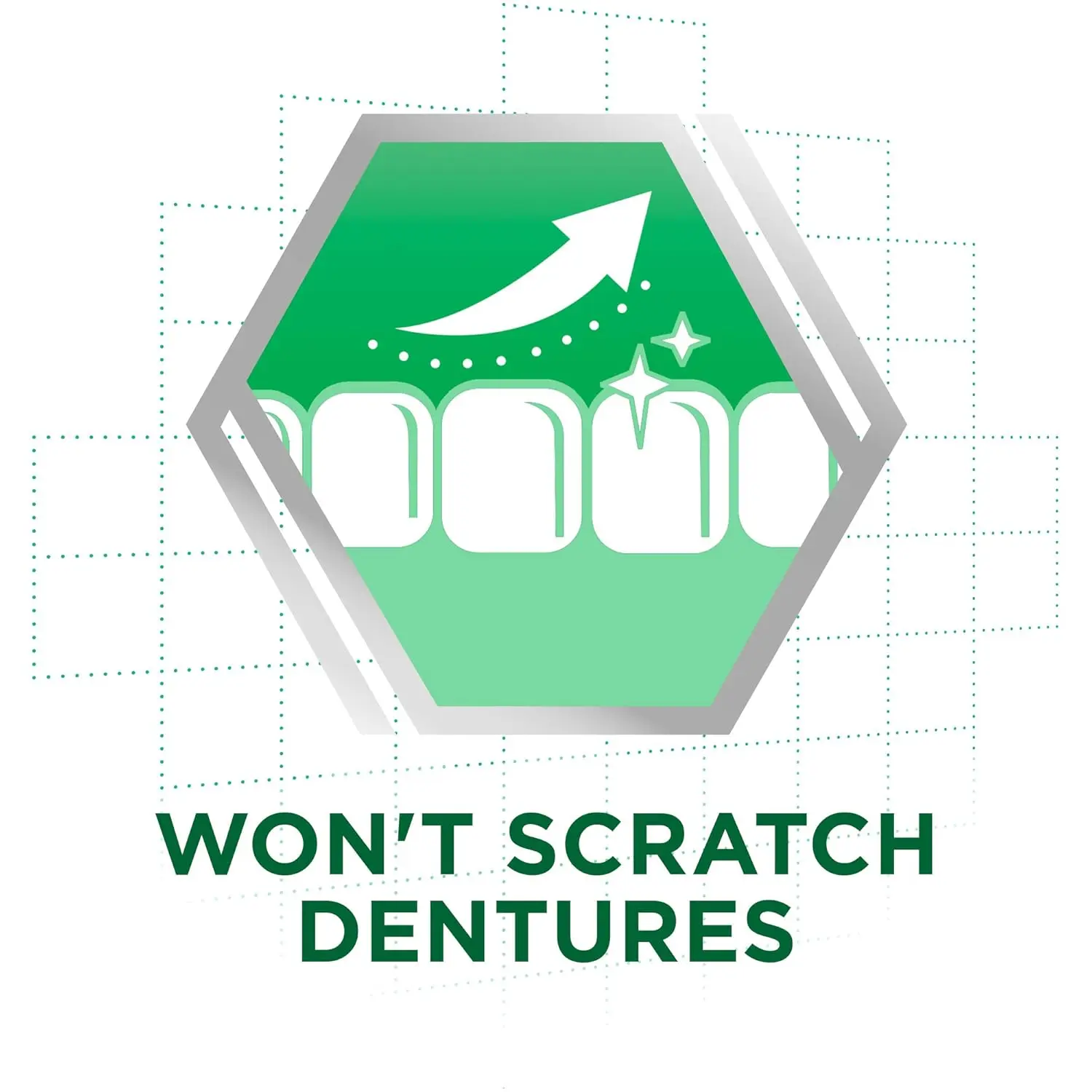 A tube of Polident Triple Mint Fresh denture cleanser paste, designed for daily cleaning and a fresh feeling.