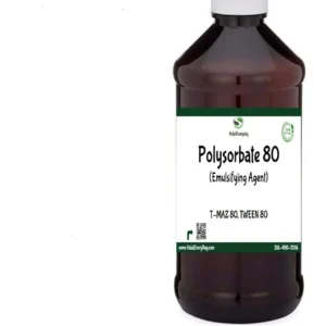 Kyabo Polysorbate 80 is a non-ionic emulsifier commonly used in oil-in-water emulsions for skincare, haircare, and food products.