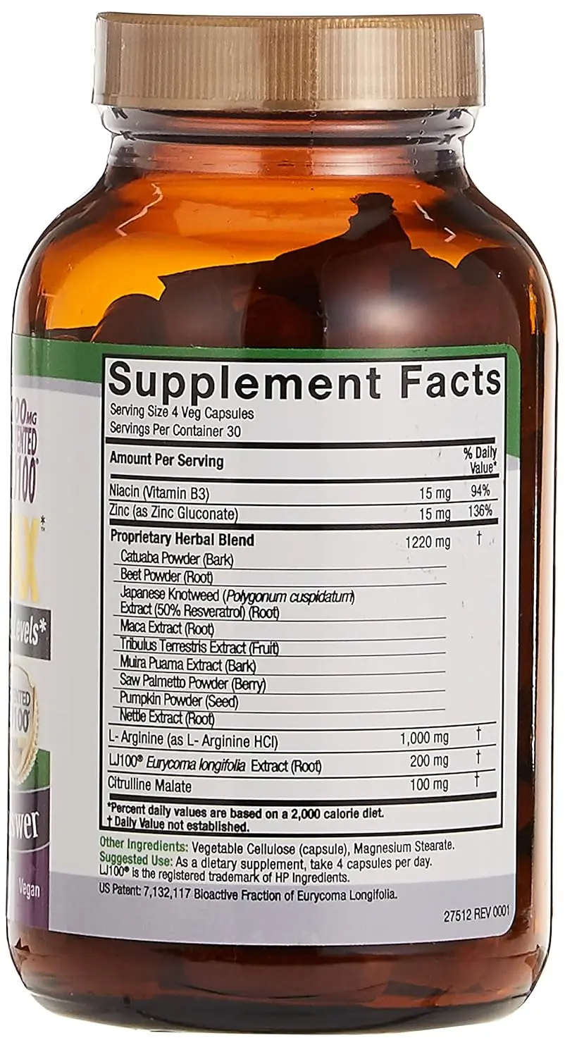 Nature's Answer Power Max capsules help maintain healthy testosterone levels, improve stamina, and enhance muscle strength.