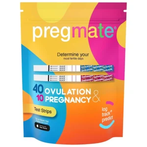 PREGMATE ovulation and pregnancy test strips accurately predict fertile days and confirm pregnancy with over 99% accuracy.