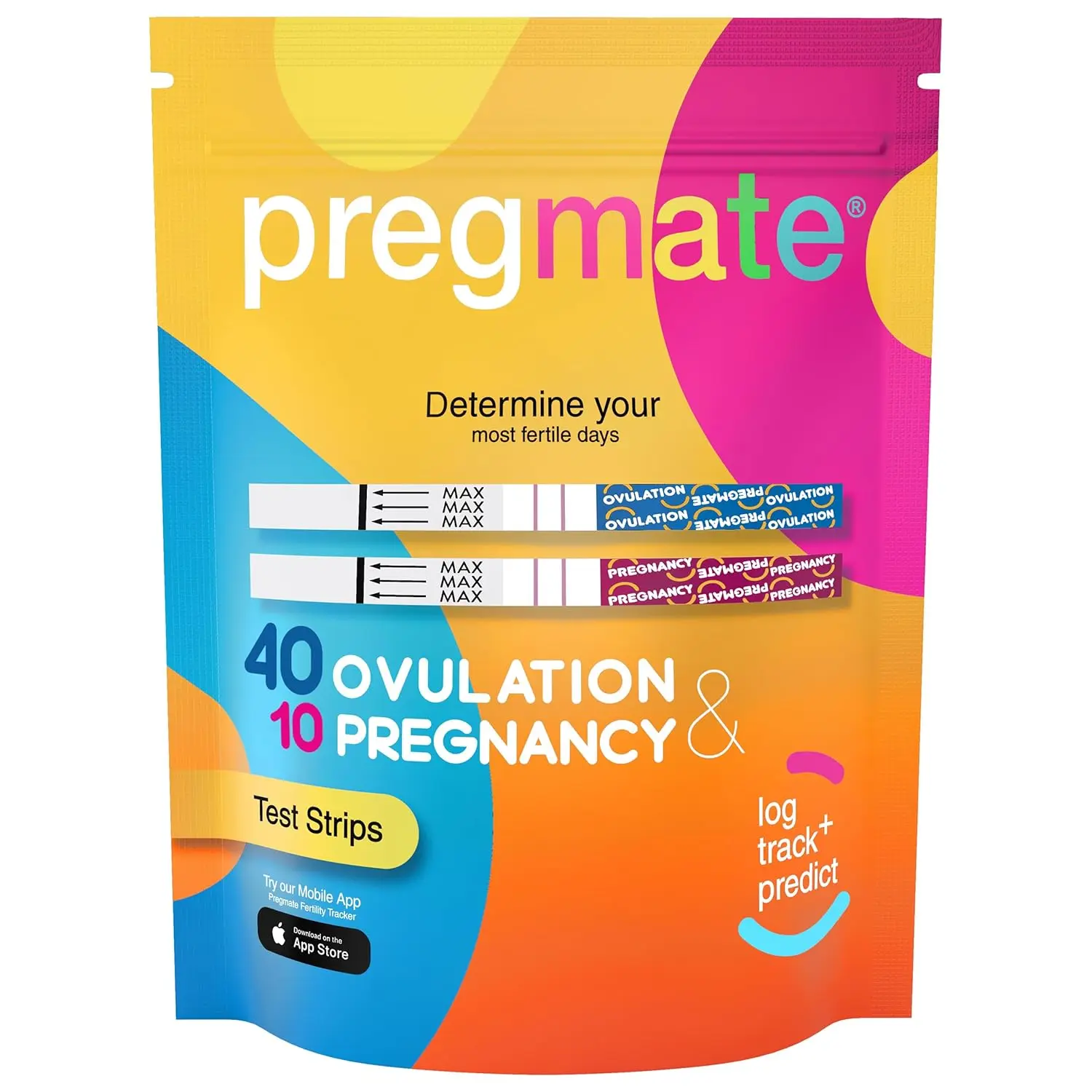 PREGMATE ovulation and pregnancy test strips accurately predict fertile days and confirm pregnancy with over 99% accuracy.