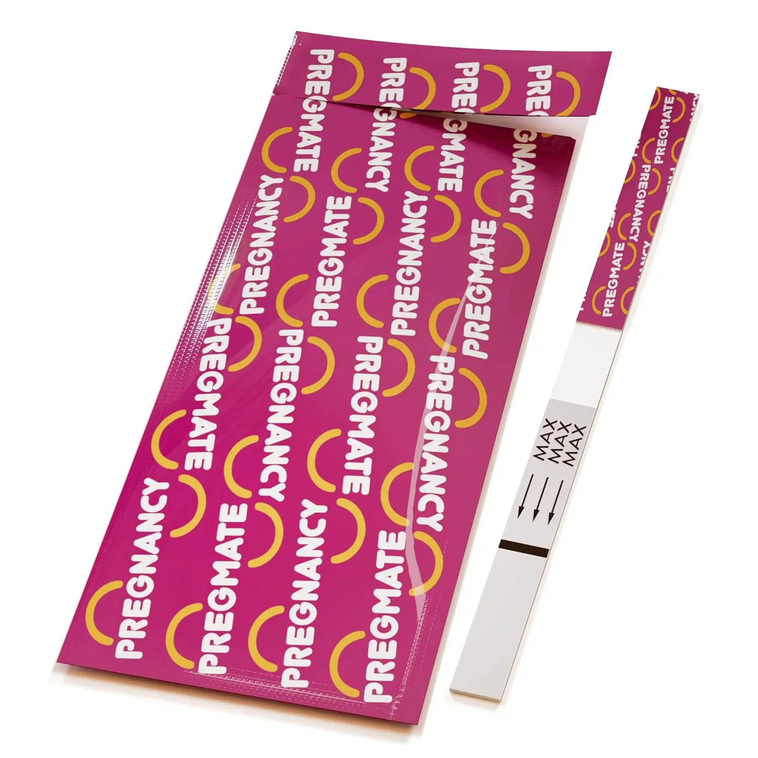 PREGMATE ovulation and pregnancy test strips accurately predict fertile days and confirm pregnancy with over 99% accuracy.