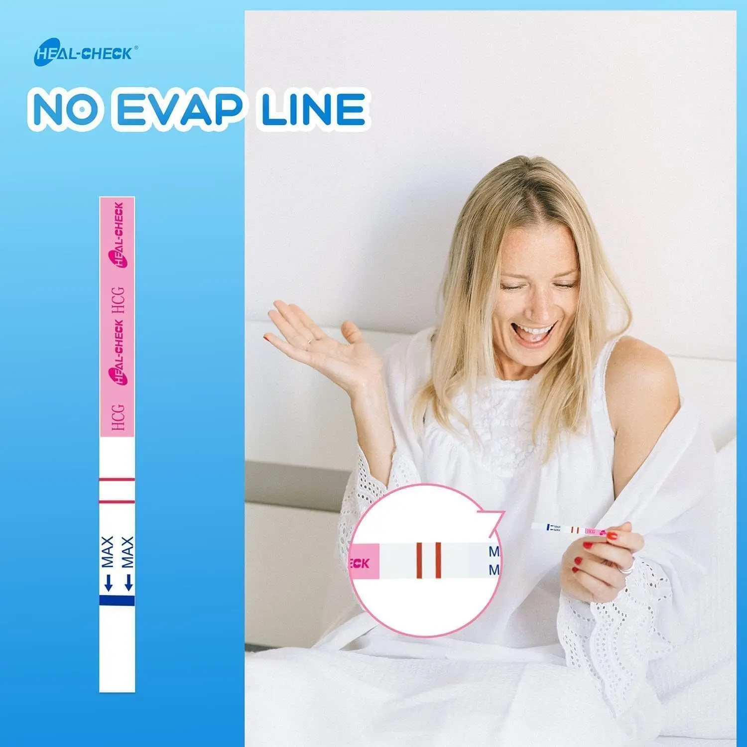 This bulk pack of pregnancy test strips offers accurate and reliable results in the comfort of your home, providing early detection with over 99% accuracy and included urine cups.