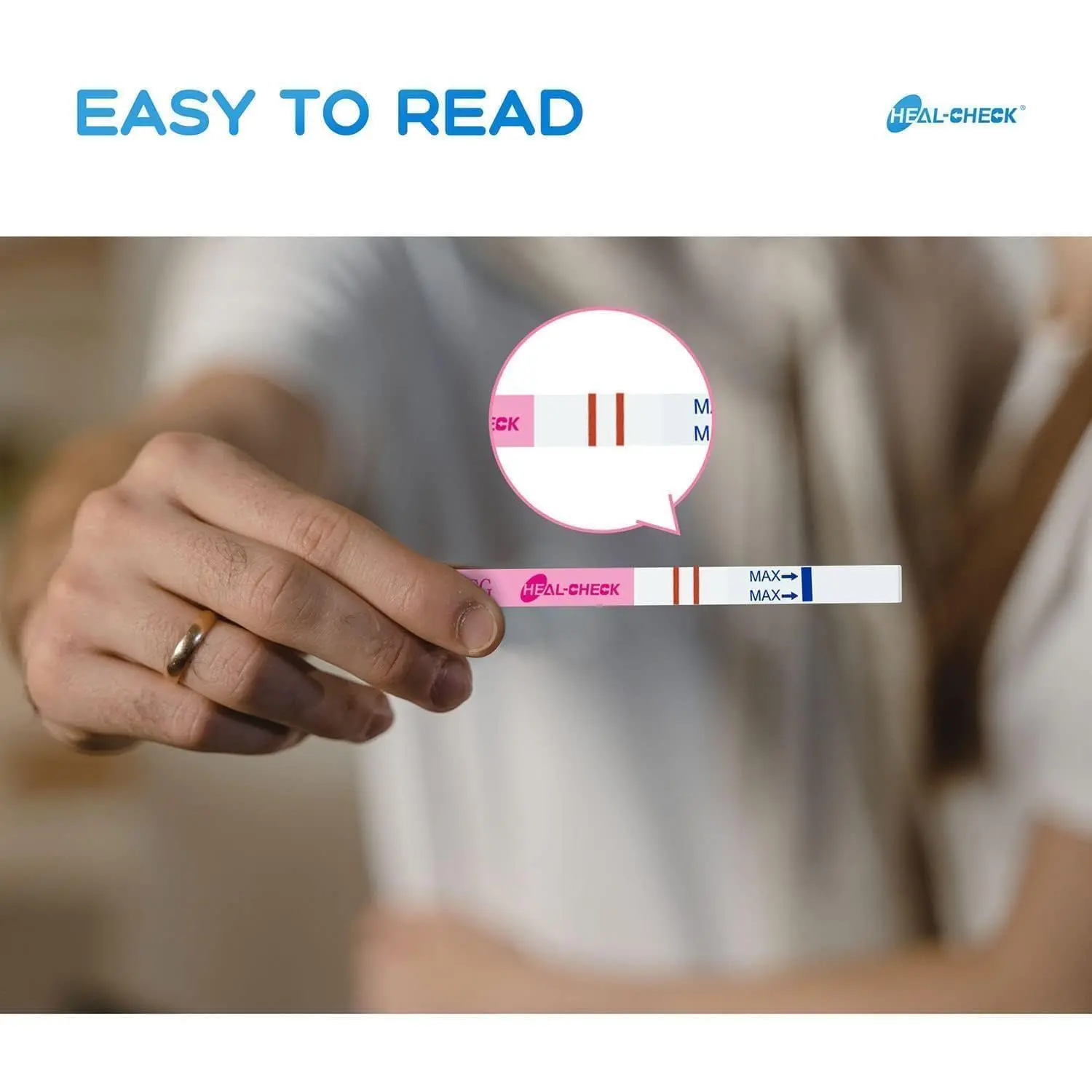 This bulk pack of pregnancy test strips offers accurate and reliable results in the comfort of your home, providing early detection with over 99% accuracy and included urine cups.