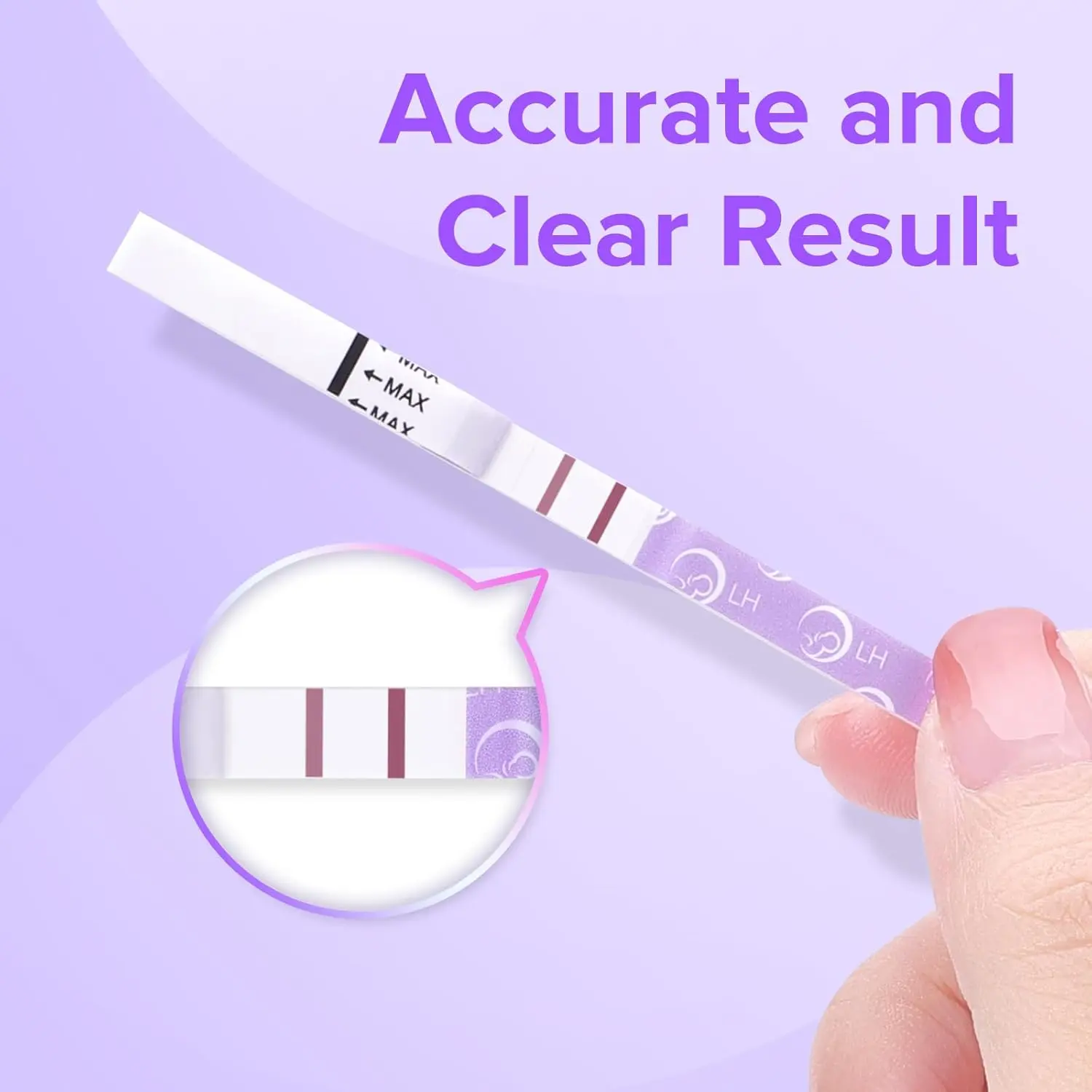 Premom ovulation test strips kit with digital reader app helps women trying to conceive predict their fertile window with quantitative LH level tracking.