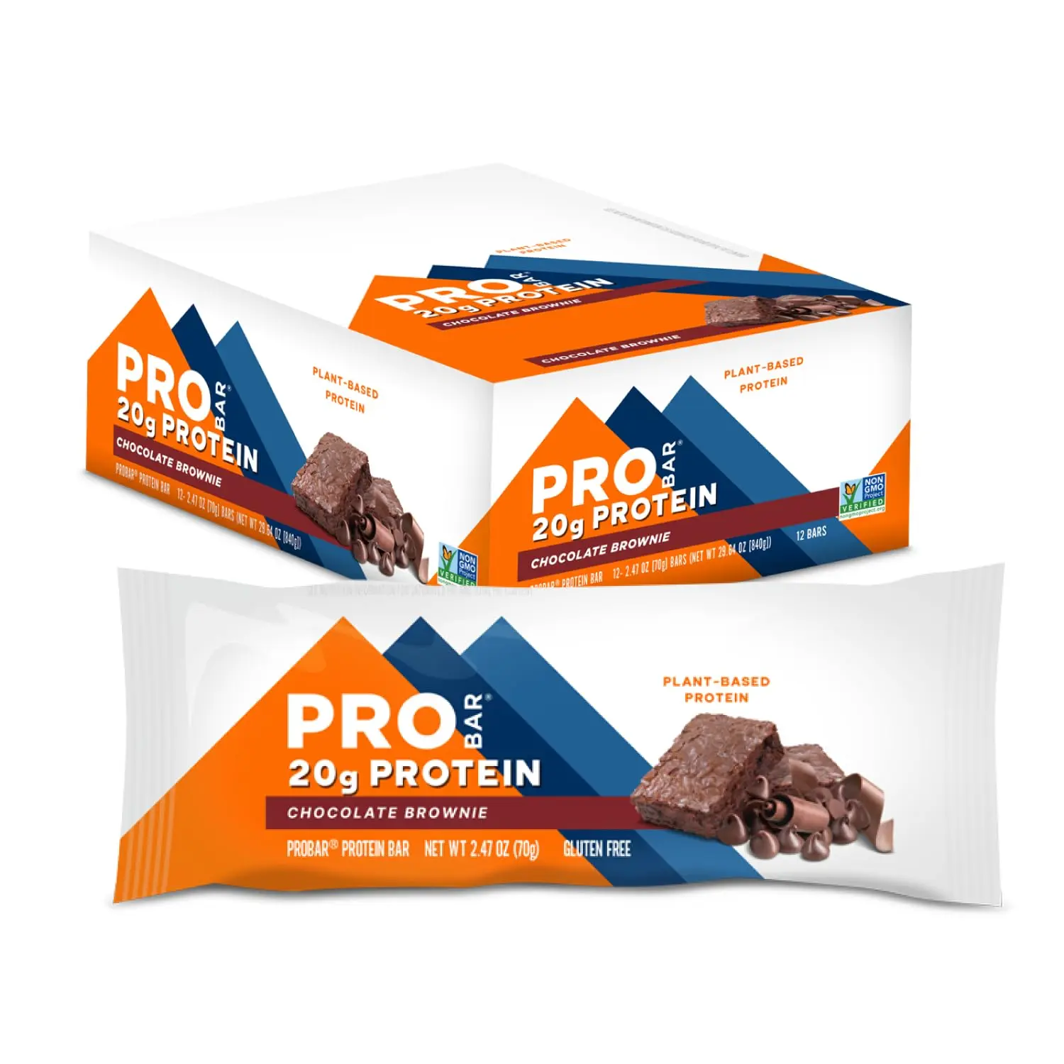 PROBAR cookie dough protein bar is a plant-based, gluten-free snack with chia and flax seeds for omega-3s and 20g of plant protein.