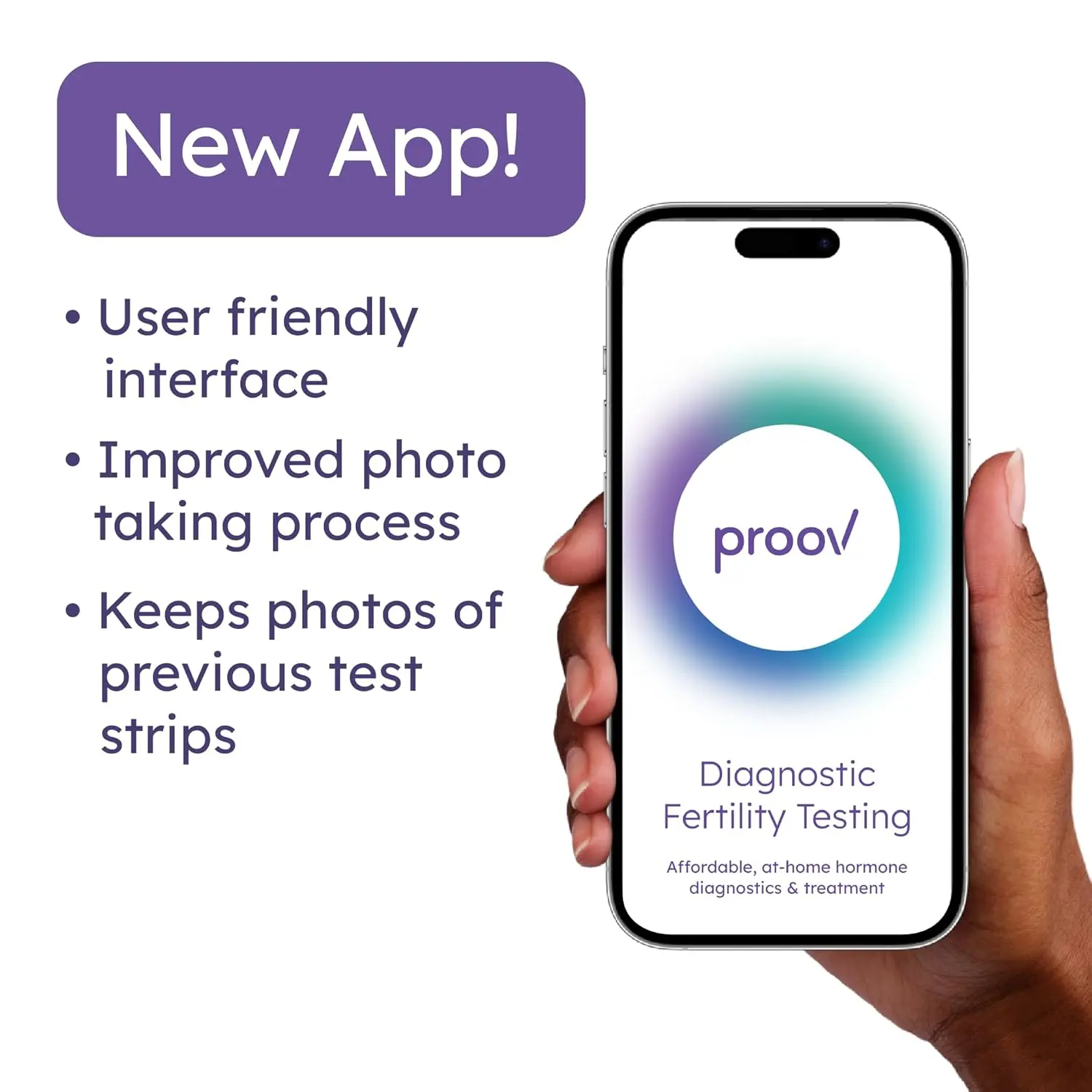 Proov Predict ovulation test strips help women identify their two most fertile days by measuring luteinizing hormone levels at home.