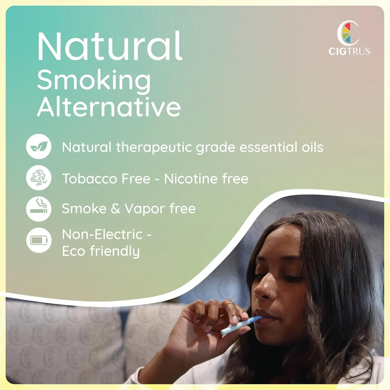 Cigtrus nicotine-free inhaler with essential oils offers a natural, travel-friendly smokeless alternative to manage cravings and support lung detox.