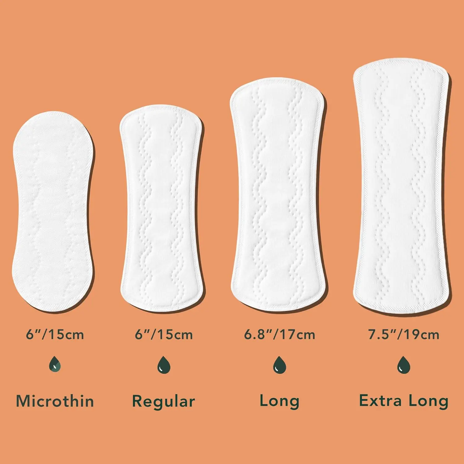 Rael unscented panty liners with a 100% organic cotton topsheet provide ultra-thin, breathable, and discreet daily freshness for all women.