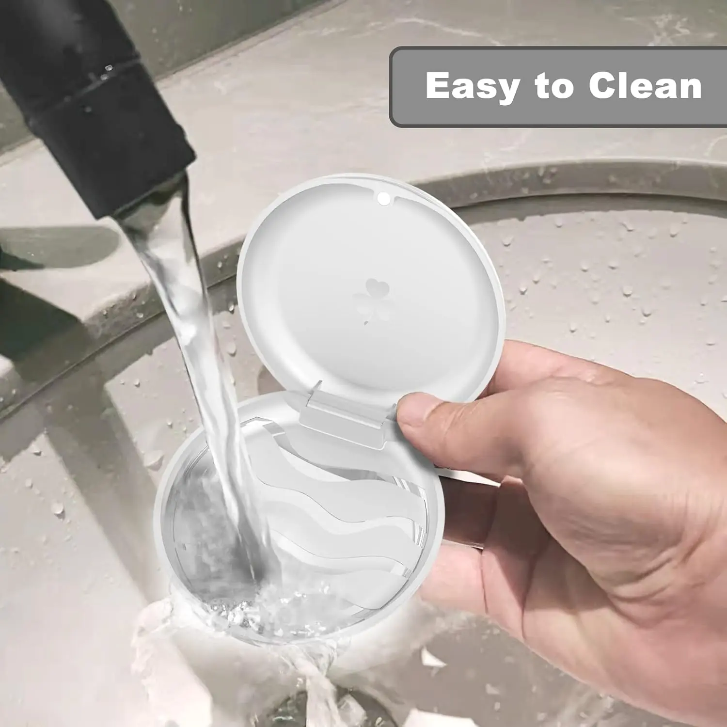 This retainer case set includes two durable, food-grade PC orthodontic boxes with magnetic closure and two aligner removal tools for convenient and hygienic storage and transport of dentures, mouth guards, and retainers.