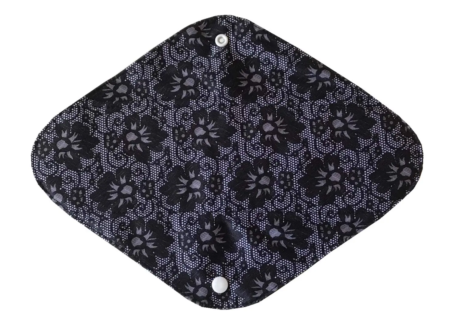 Six 12-inch MUMBABY reusable charcoal bamboo cloth menstrual pads for heavy flow, a sustainable and comfortable alternative to disposable sanitary napkins.