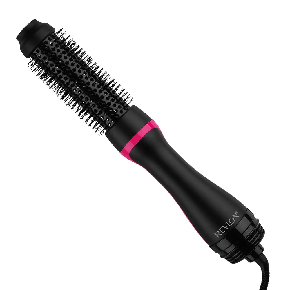 The Revlon One Step Root Booster Dryer and Styler dries, styles, and boosts roots while reducing frizz and adding shine for healthy-looking hair.