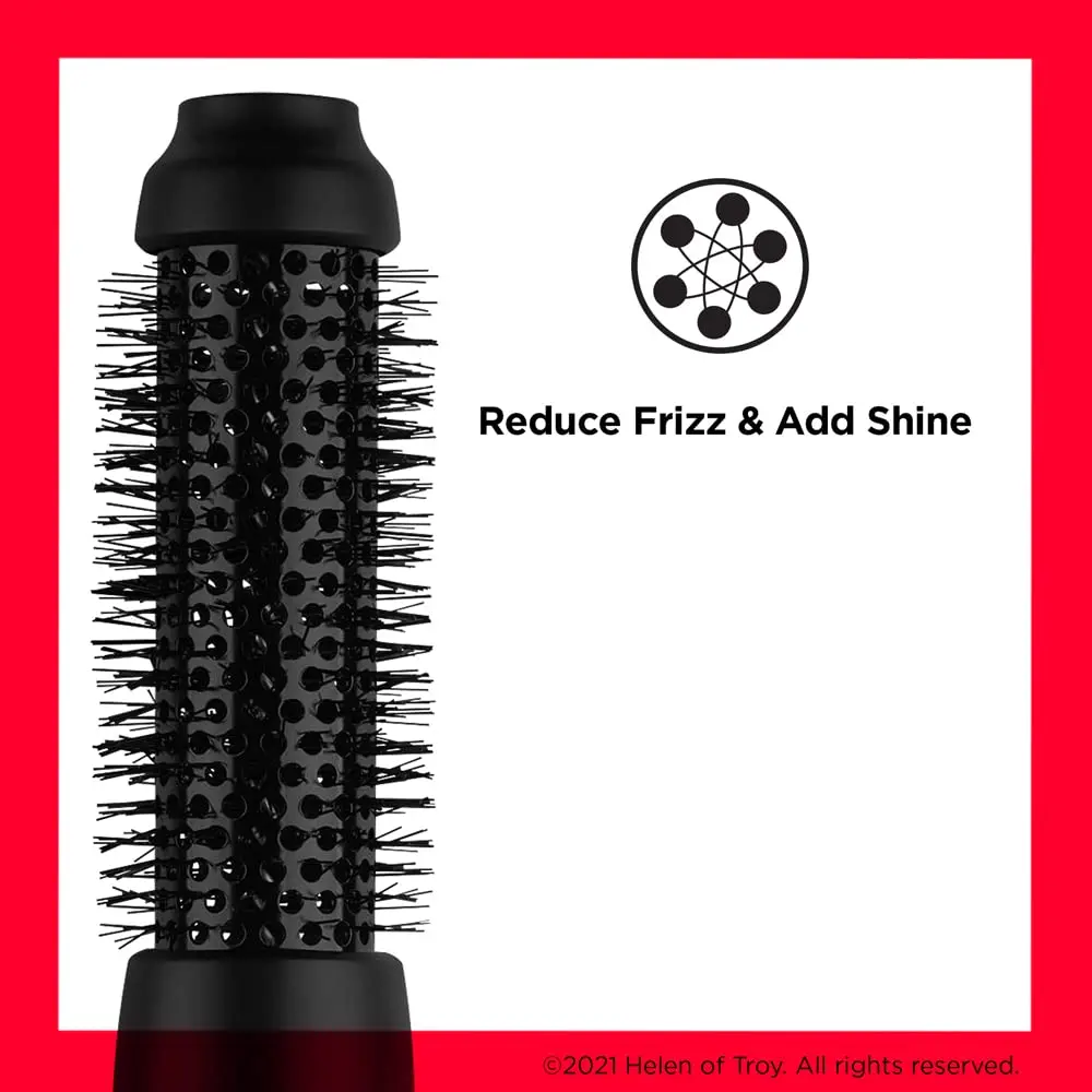 The Revlon One Step Root Booster Dryer and Styler dries, styles, and boosts roots while reducing frizz and adding shine for healthy-looking hair.