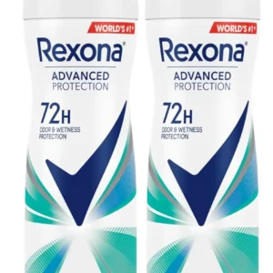 Rexona Women Shower Fresh Antiperspirant Deodorant Spray provides 72-hour sweat and odor protection with MotionSense technology.