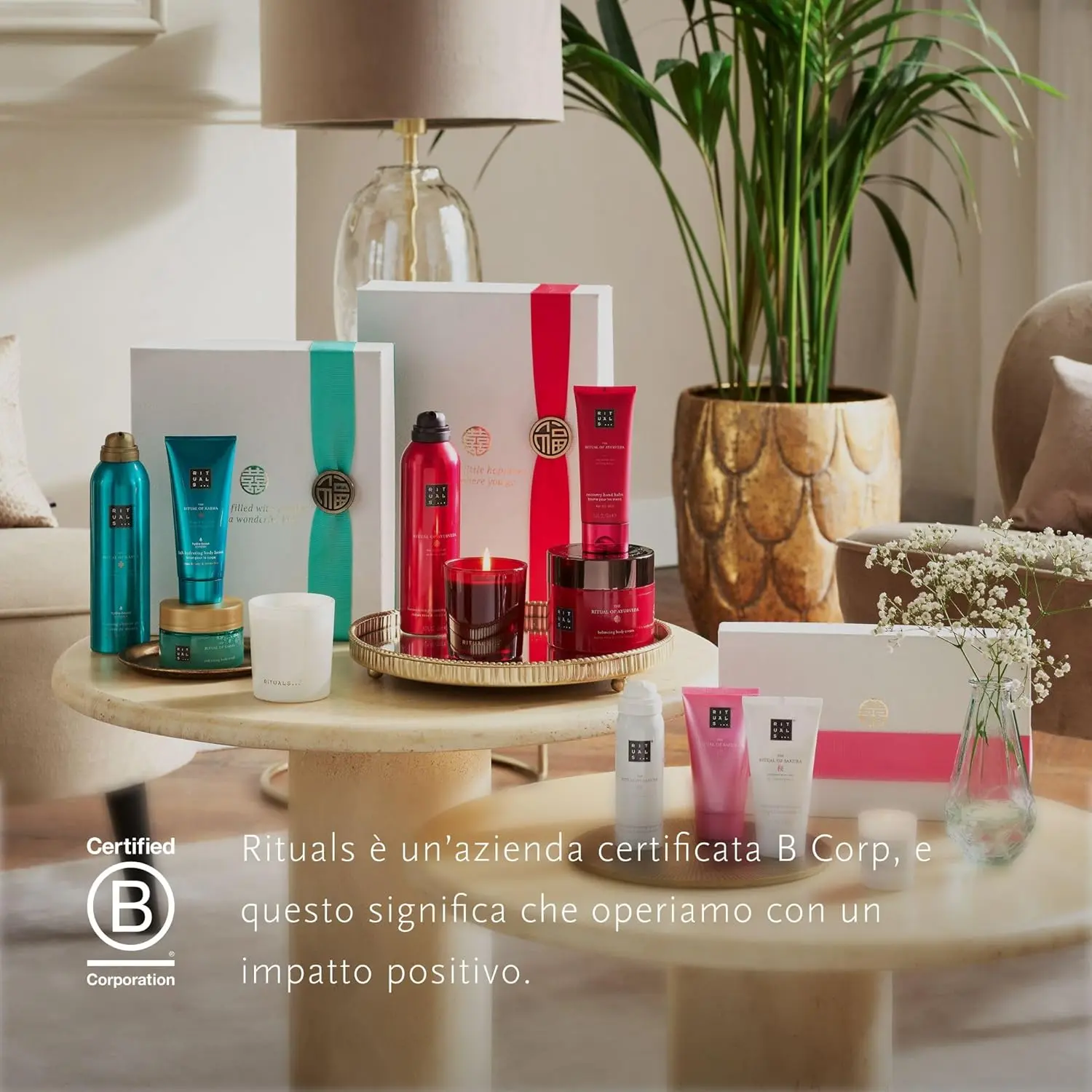 This RITUALS Ayurveda gift set includes four personal care products with a harmonizing fragrance of Indian rose and sweet almond oil for a soothing and balancing bath and body routine.