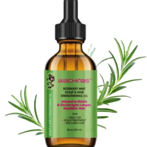 This rosemary oil infused with biotin promotes hair growth, strengthens roots, and nourishes the scalp for thicker, fuller hair.