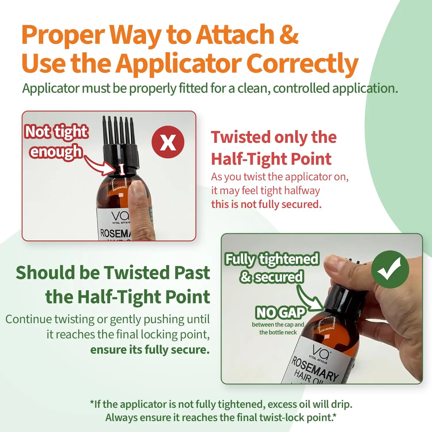 A bottle of VITAL AFFAIR rosemary oil, infused with castor and jojoba oils, biotin, and vitamin E, promoting hair growth and strengthening.