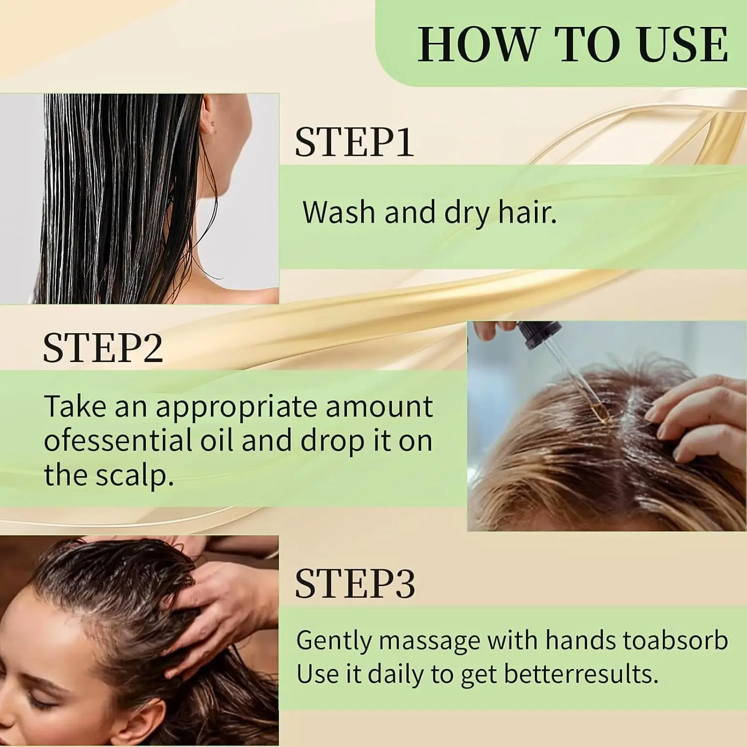 This rosemary oil infused with biotin promotes hair growth, strengthens roots, and nourishes the scalp for thicker, fuller hair.