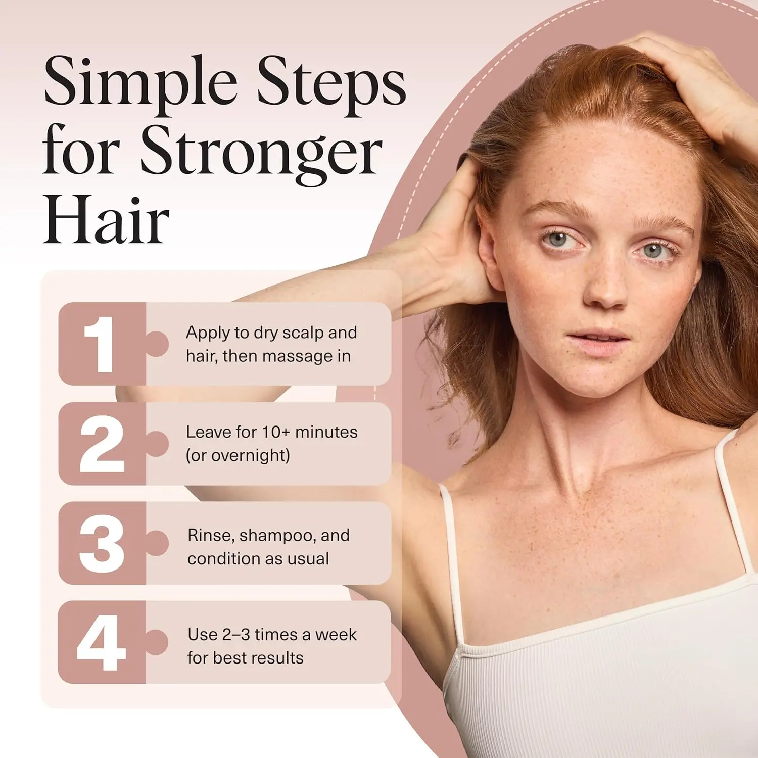 Kitsch rosemary oil serum nourishes the scalp and supports healthy hair growth with biotin and a blend of argan, jojoba, and castor oils in eco-friendly packaging.